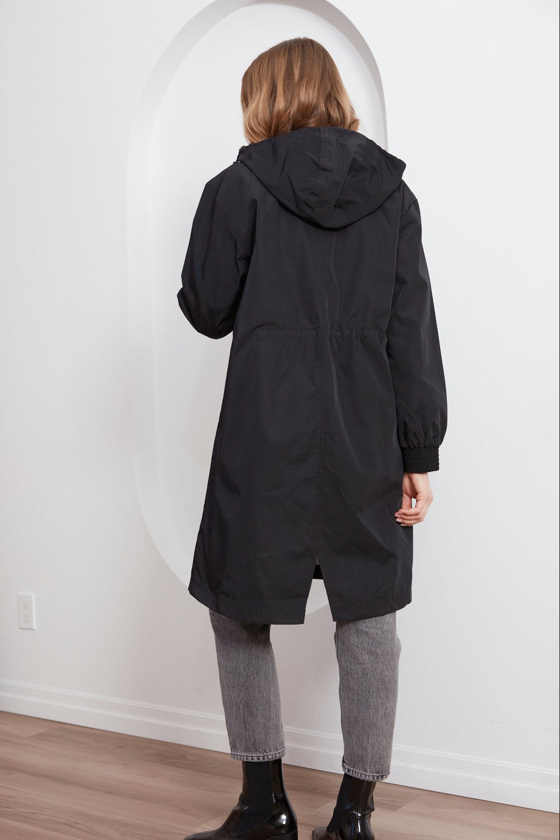 Chelsea, the city hooded raincoat