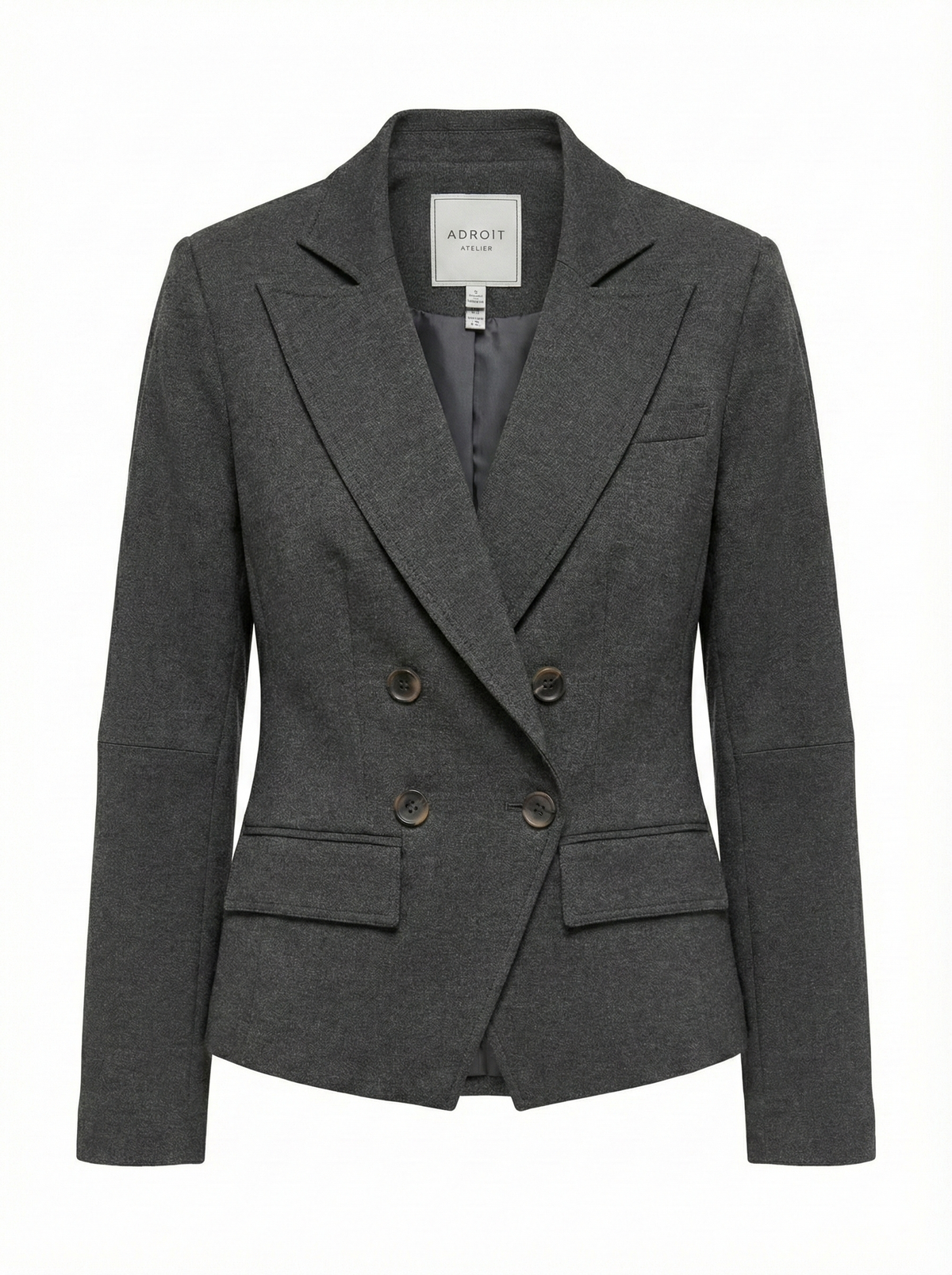 Carlisle, double breasted stretch signature blazer