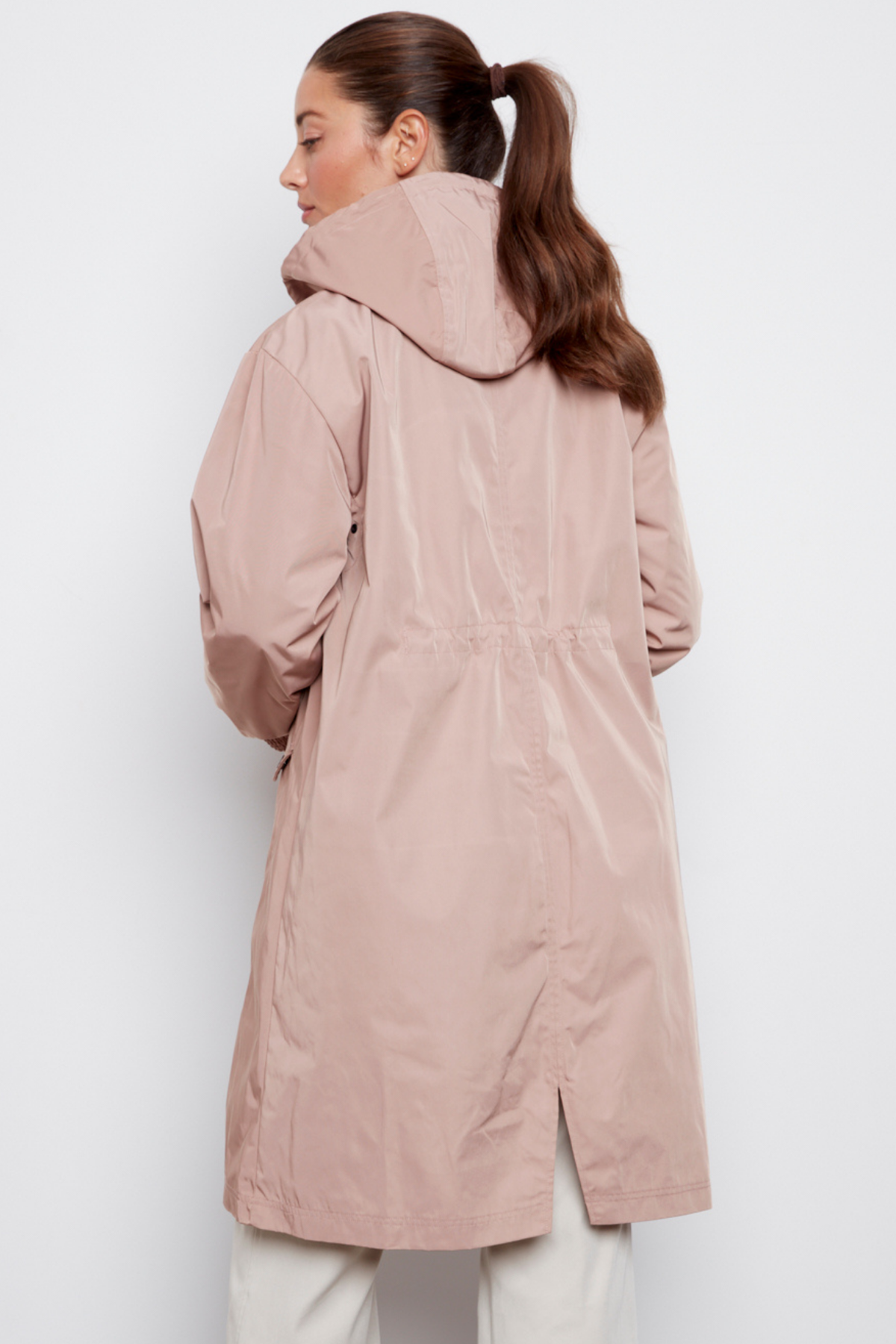 Chelsea, the city hooded raincoat
