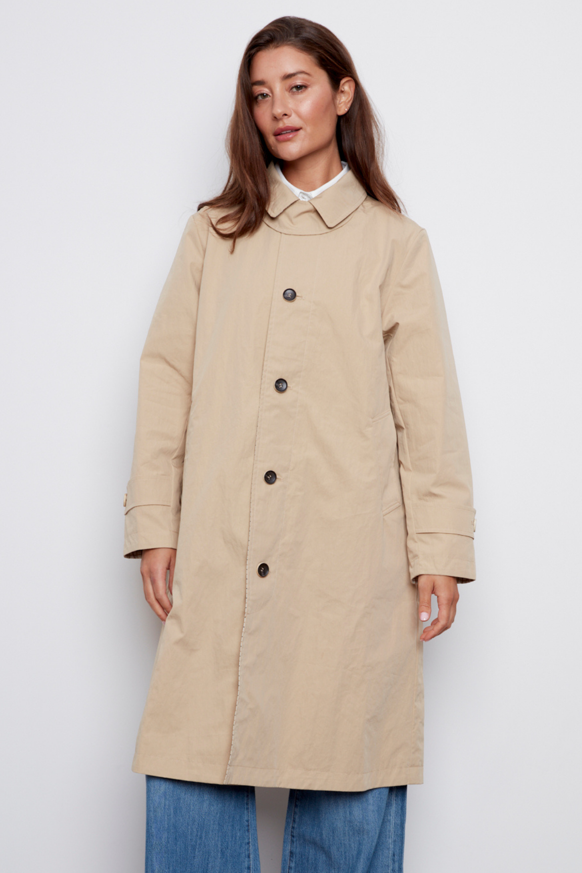 Chloe, reversible loose fitting trench coat