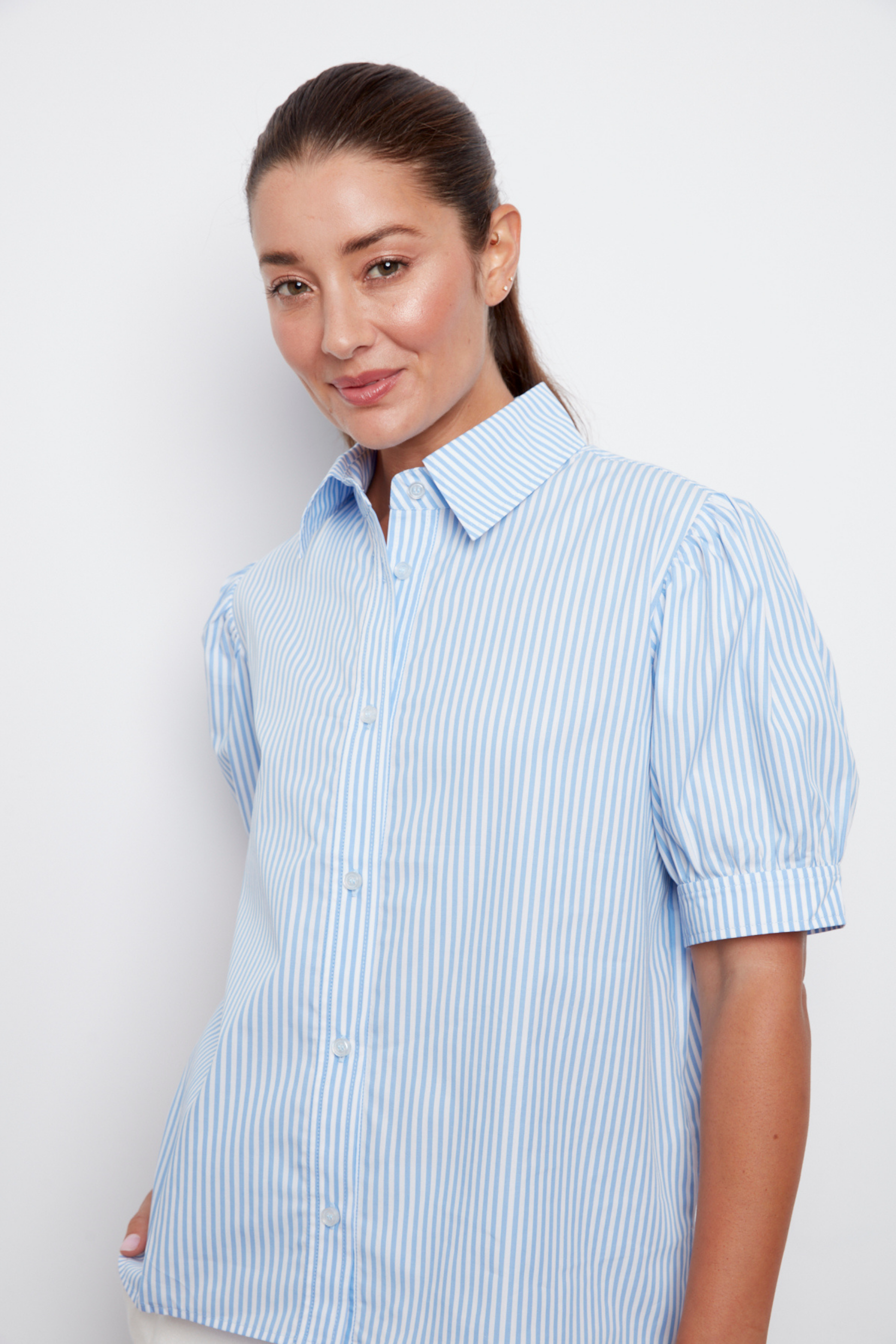 Coco, chemise boutonnée à manches courtes