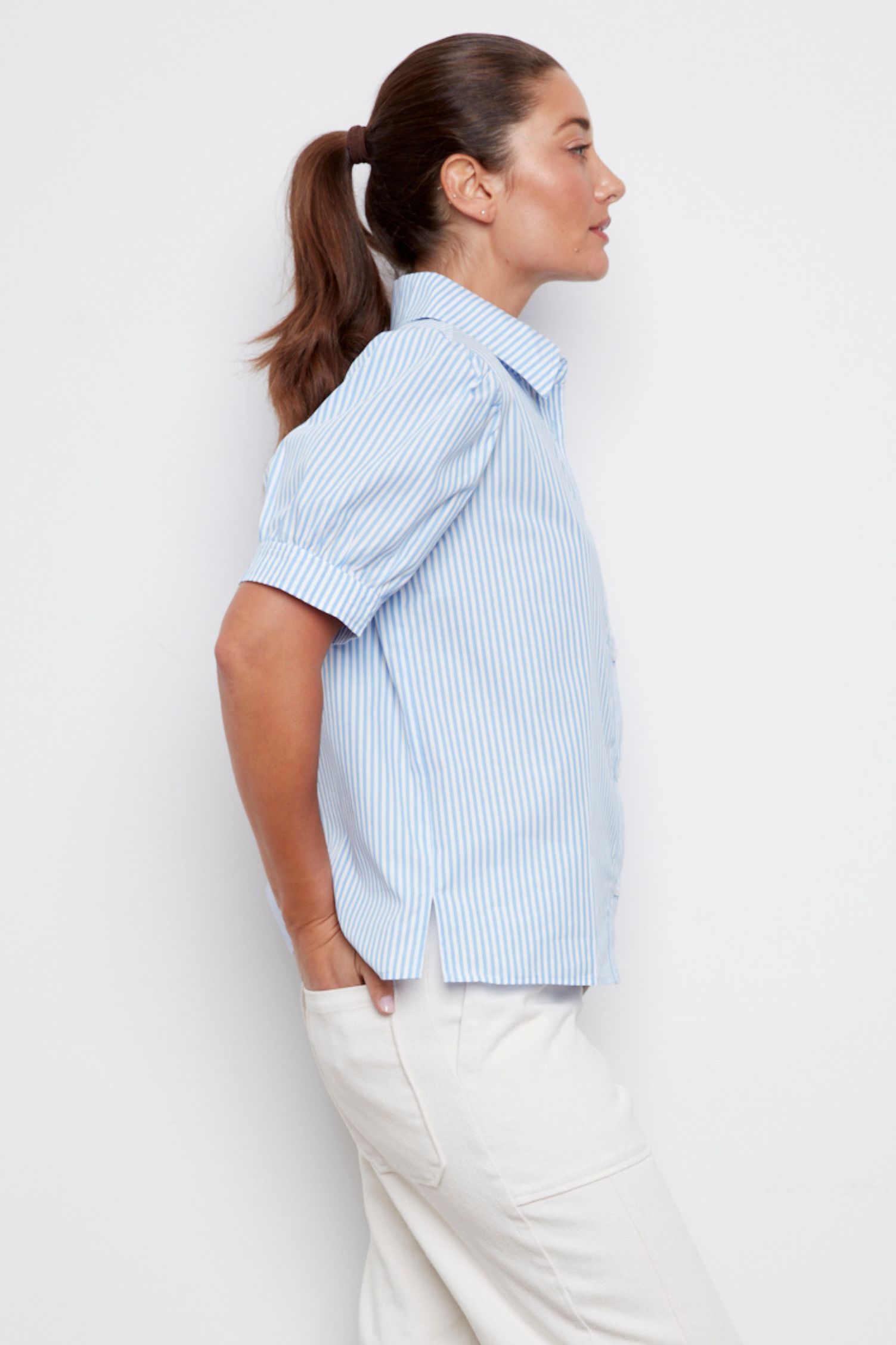 Coco, short sleeve buttoned shirt