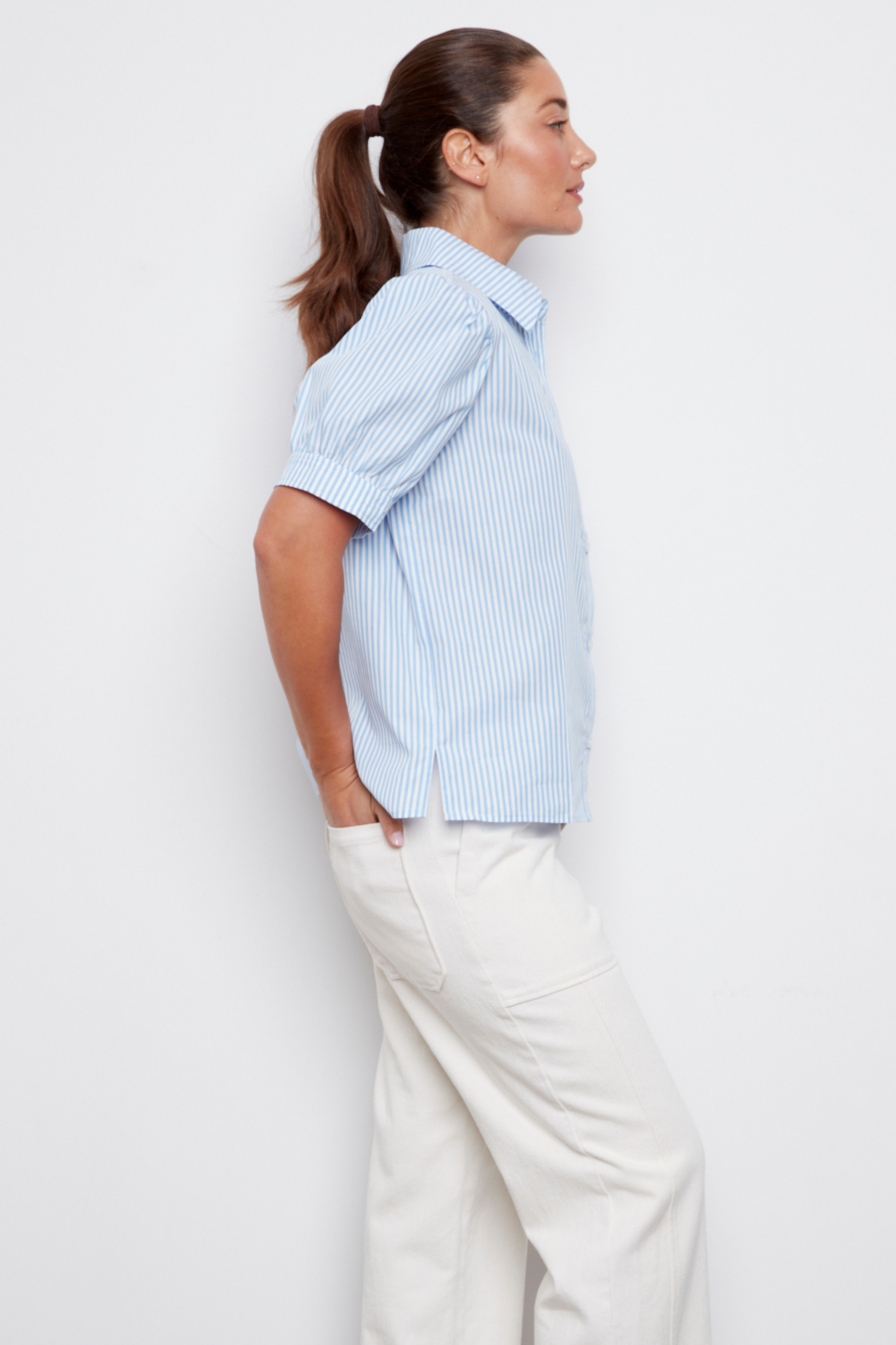 Coco, short sleeve buttoned shirt