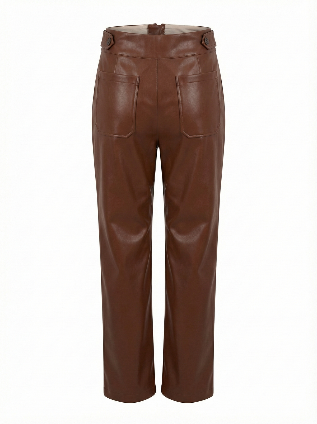Dawson, mid-rise vegan leather pant