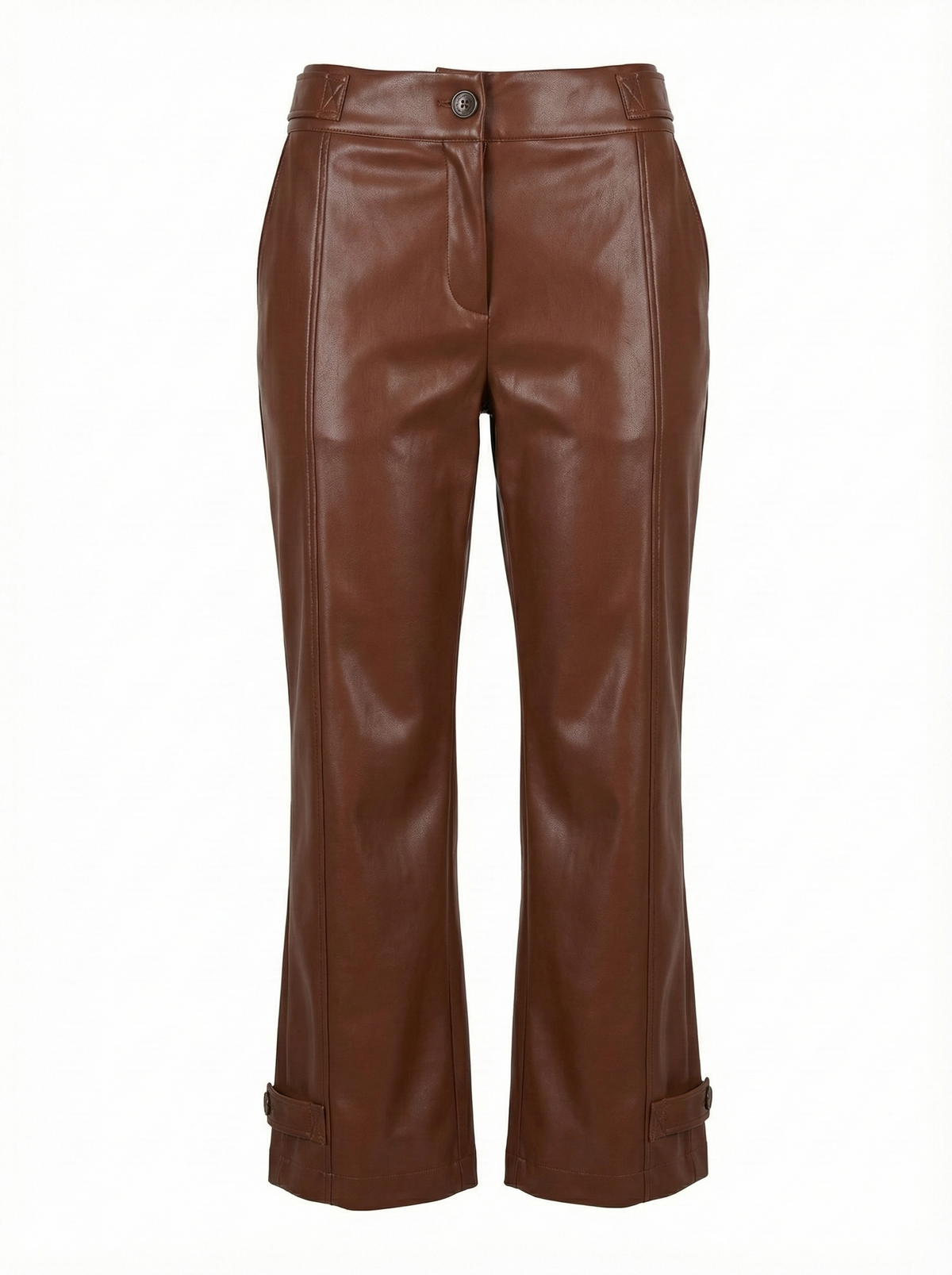 Dawson, mid-rise vegan leather pant