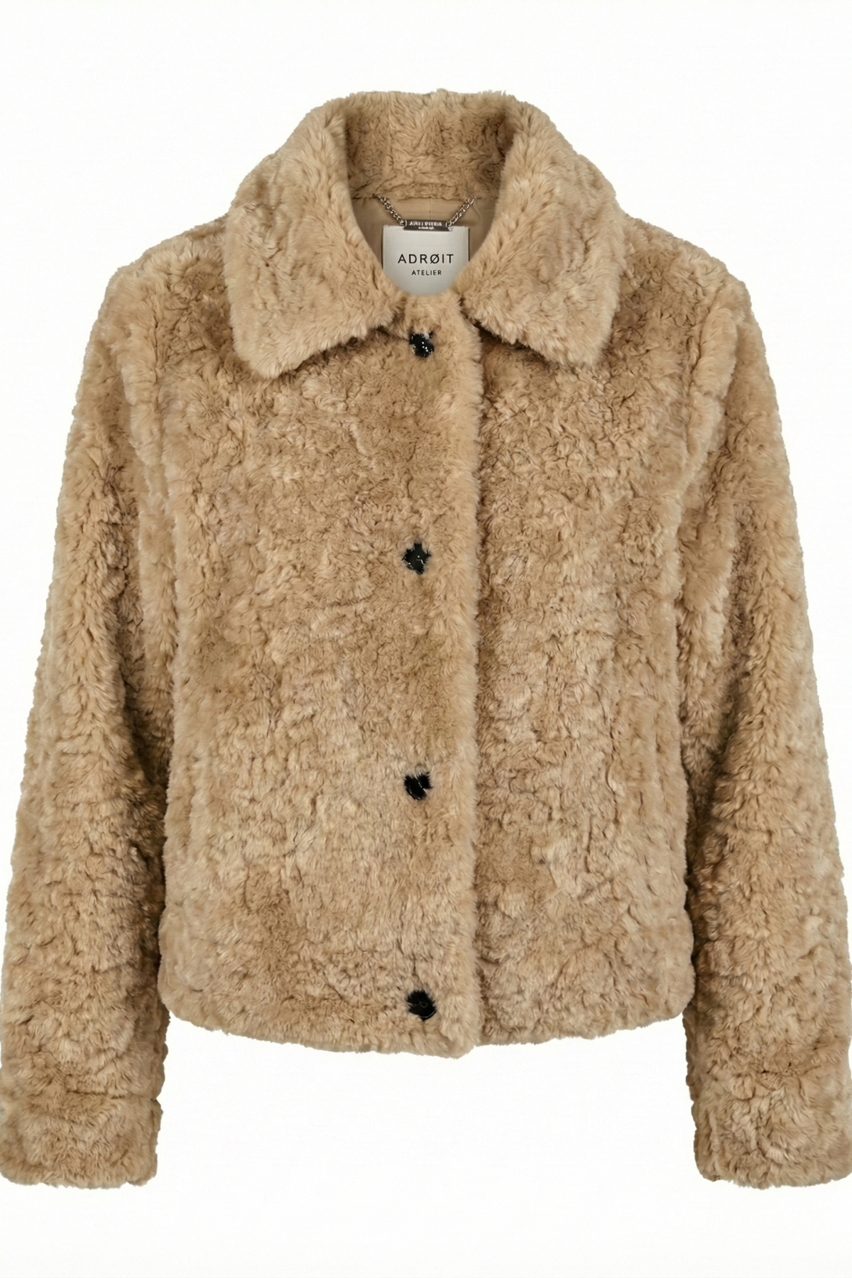 Dream, faux fur jacket with button-front closure