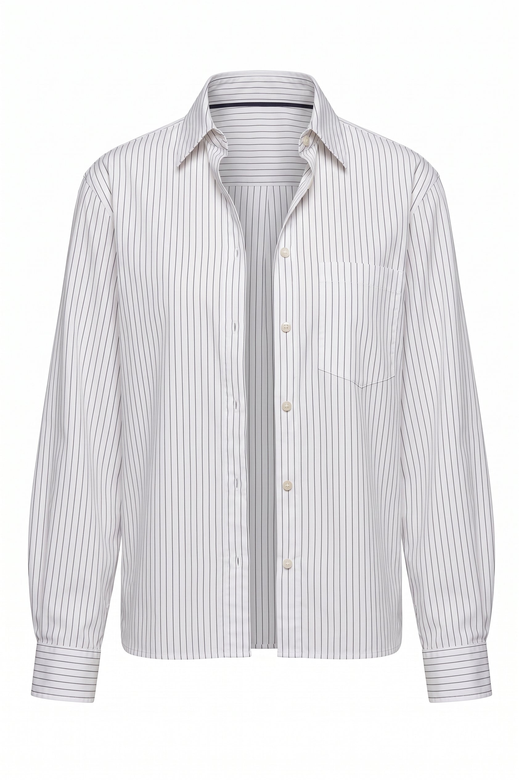 Bradley, chemise à manches longues boutonnées avec fentes latérales