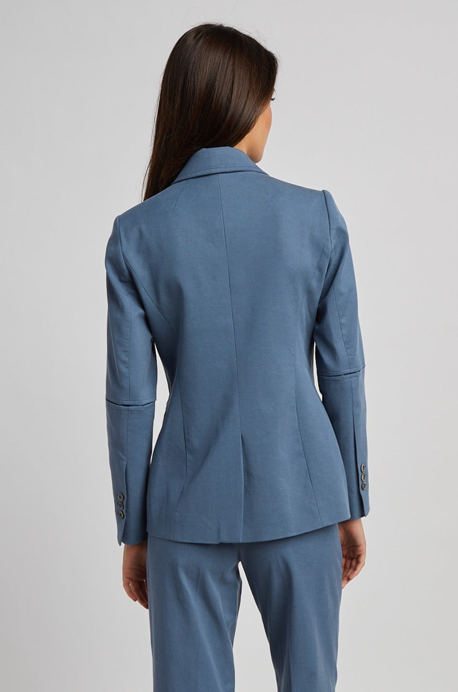 James double breasted signature stretch blazer