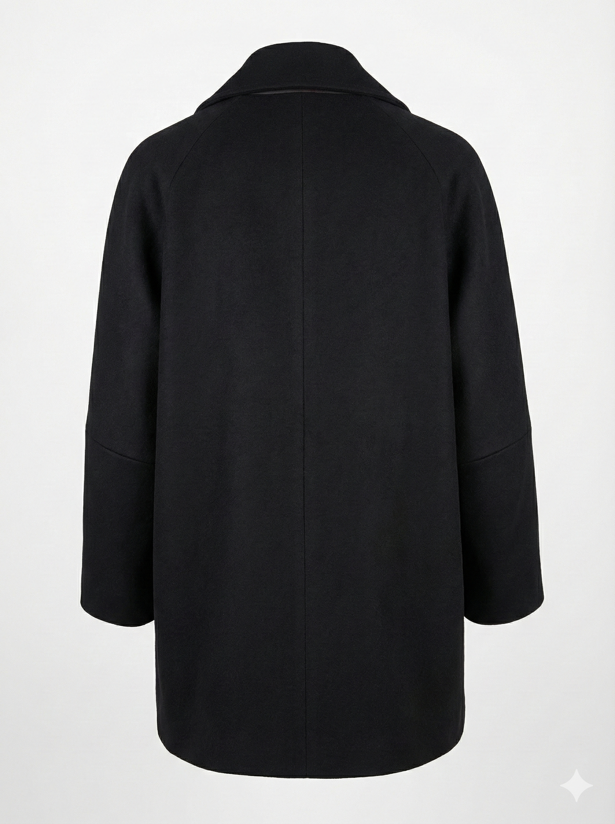 Jordan, double-breasted raglan sleeve wool blend coat