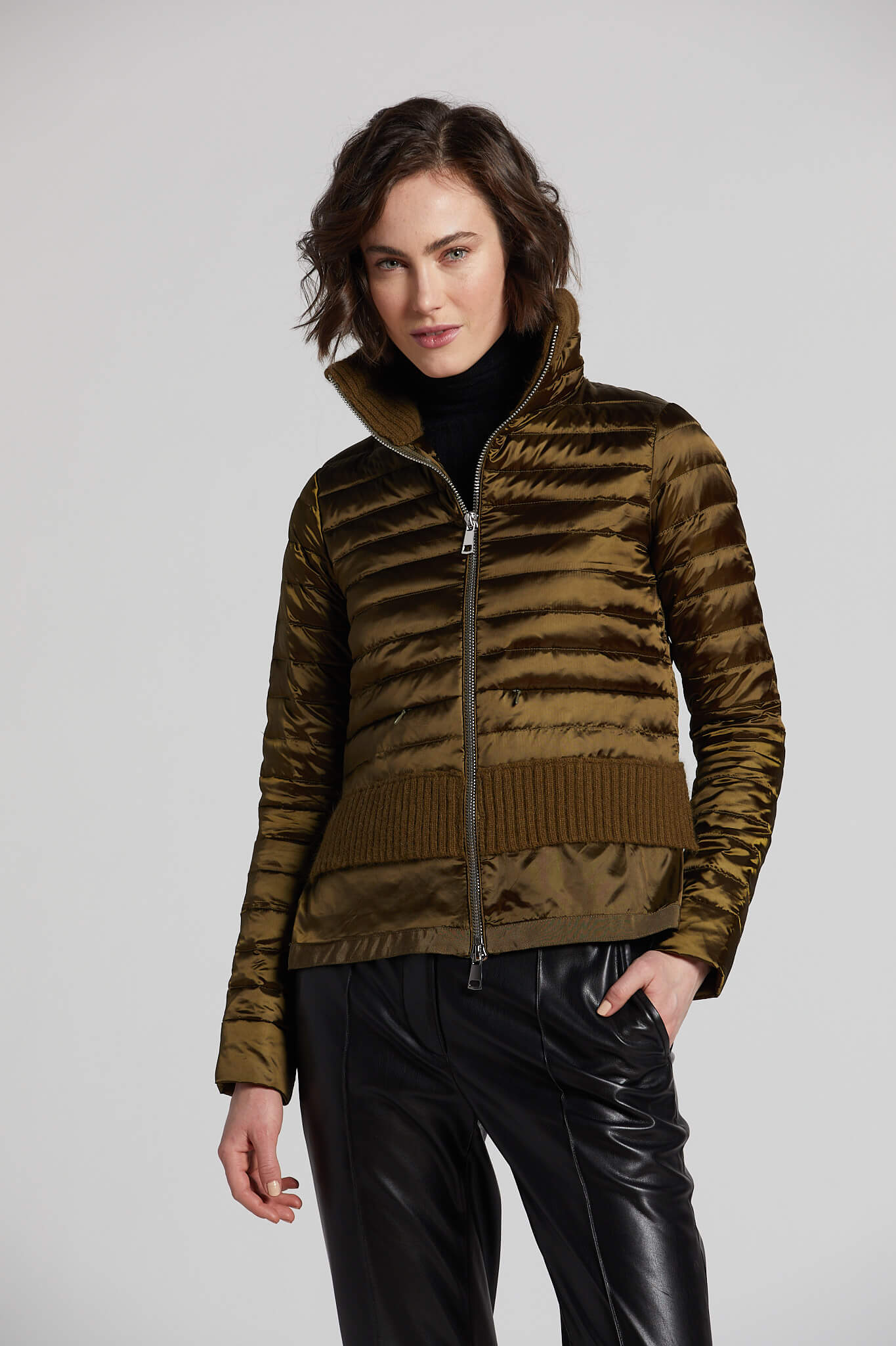 Lilly lightweight quilted down jacket