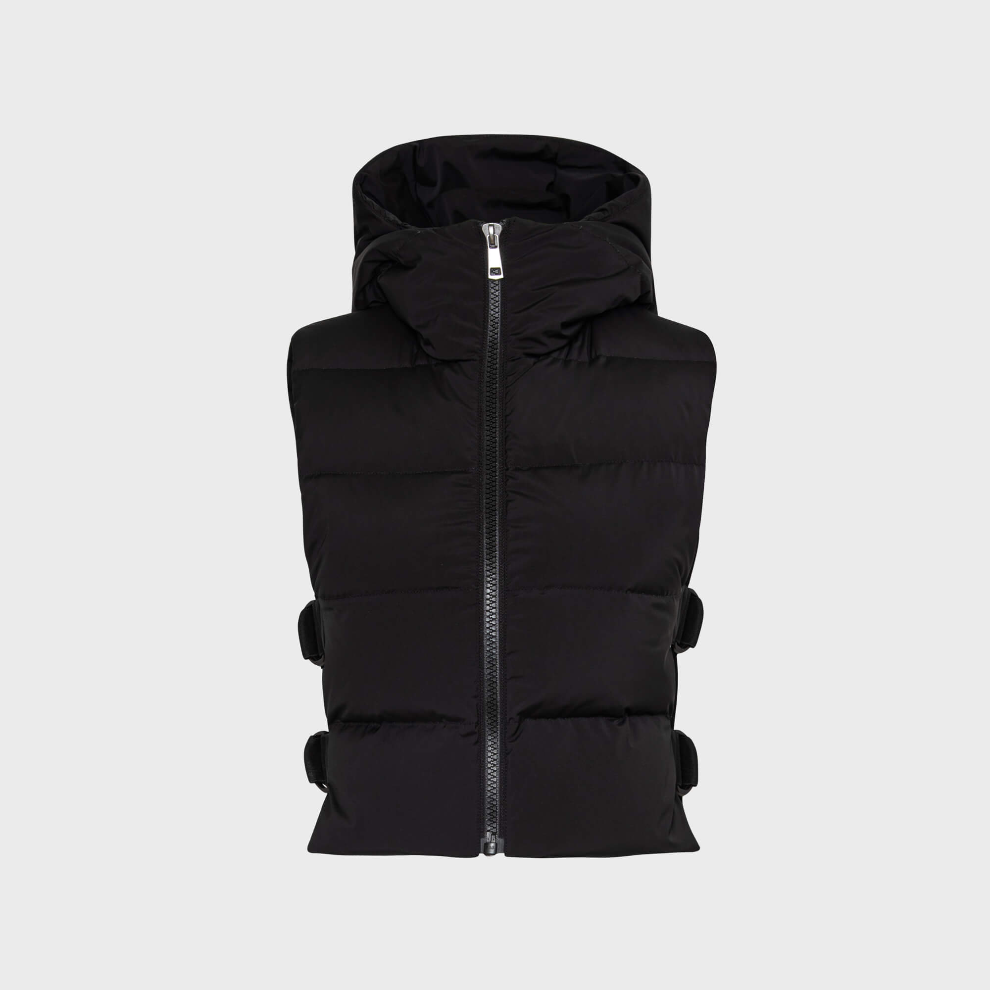 Lola quilted full zip gilet w/ adjustable side buckles