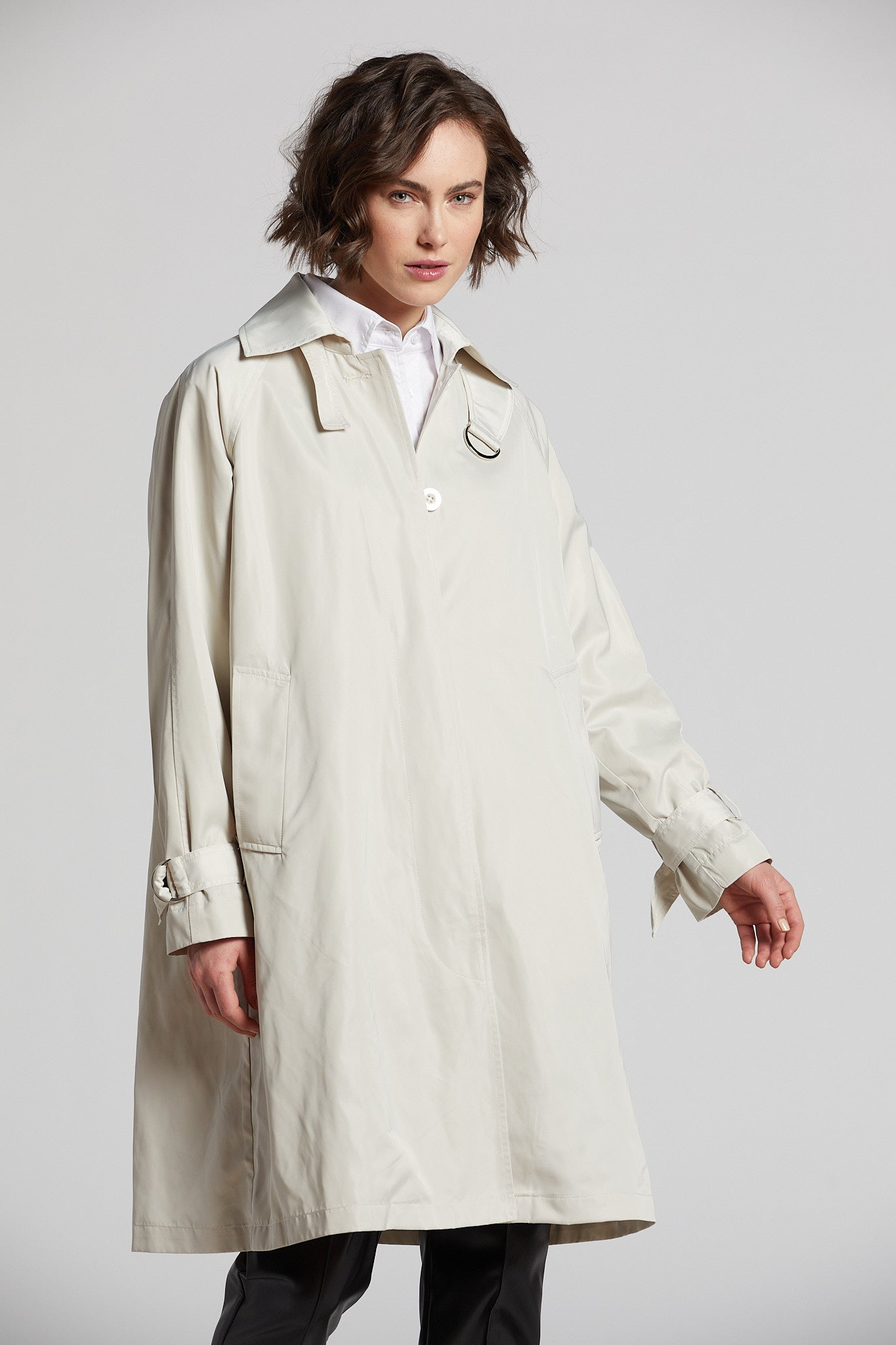 Nellie balmacan raincoat