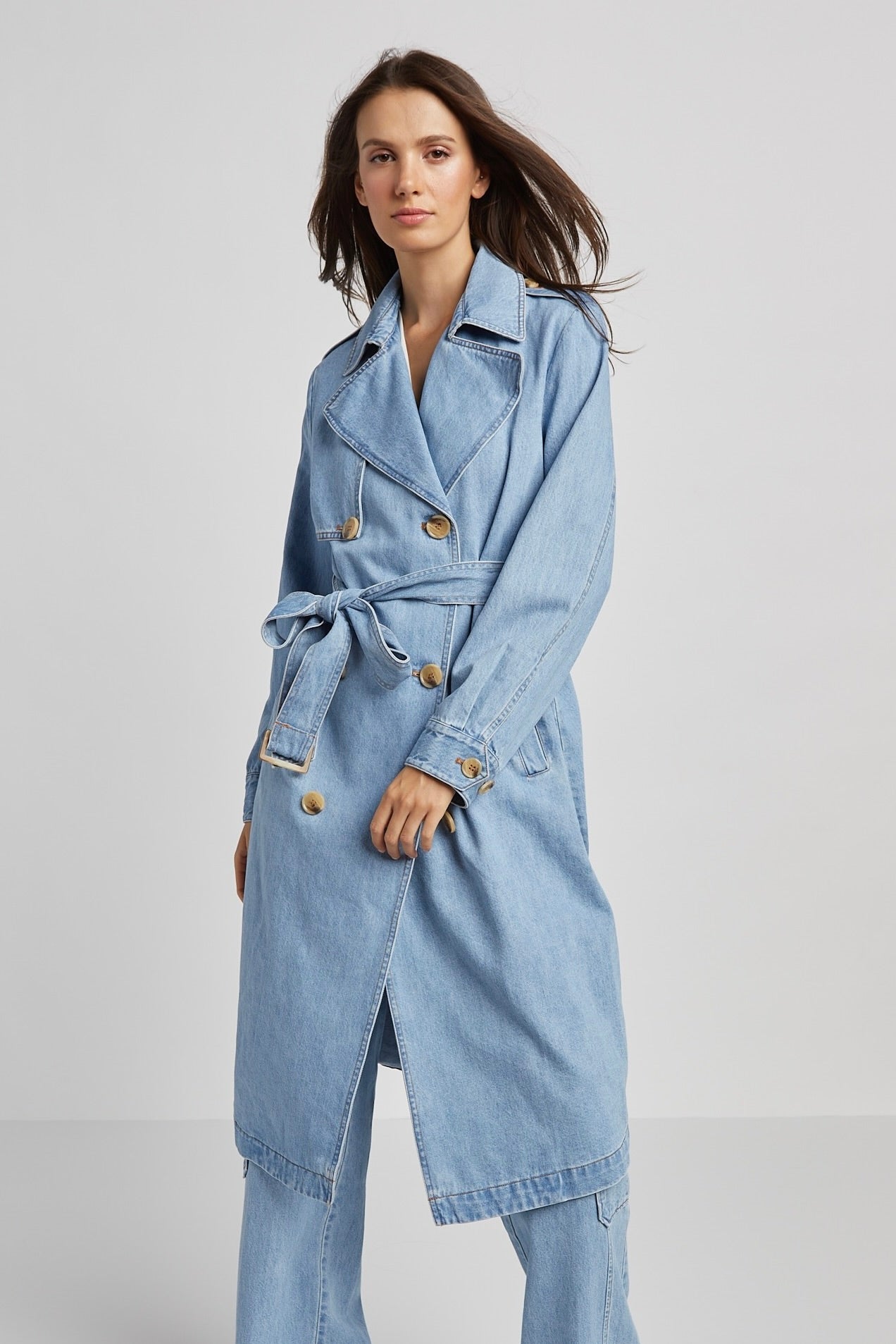 Trench en denim versatile ou robe Rowan