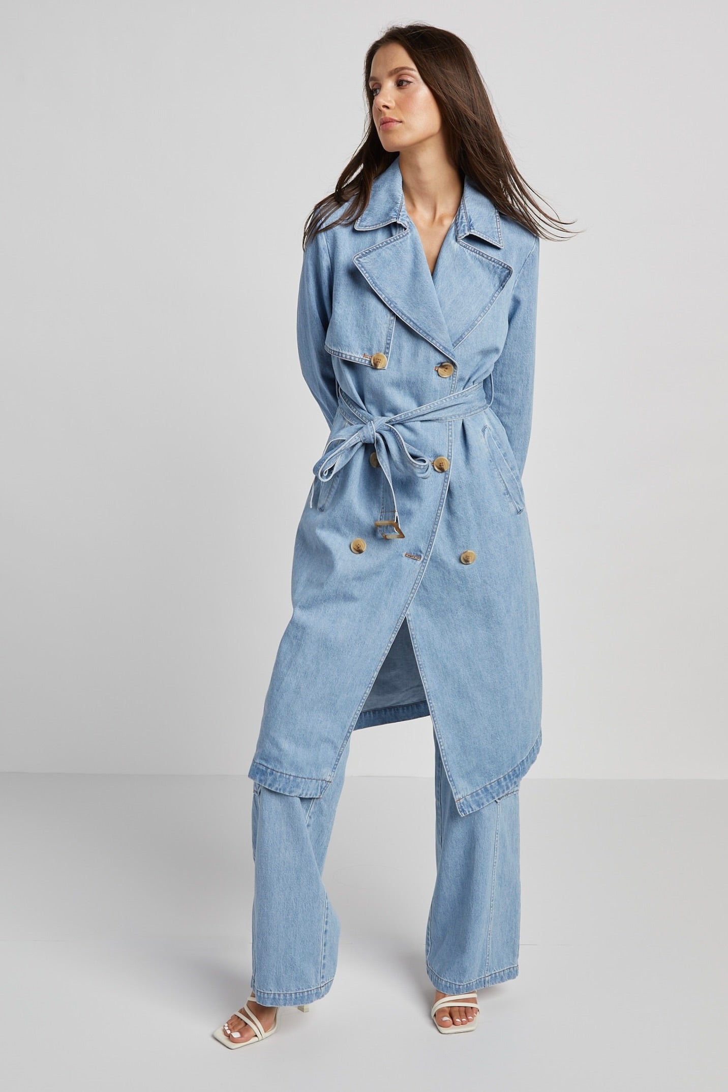 Trench en denim versatile ou robe Rowan