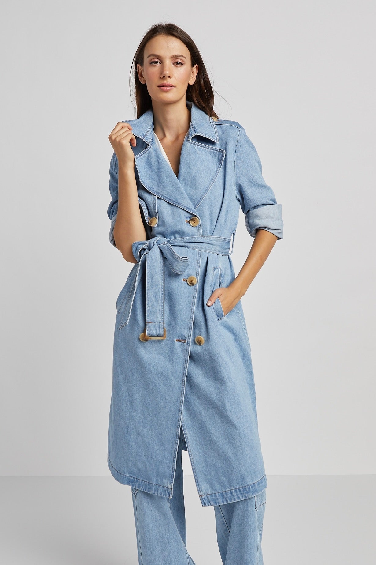 Trench en denim versatile ou robe Rowan