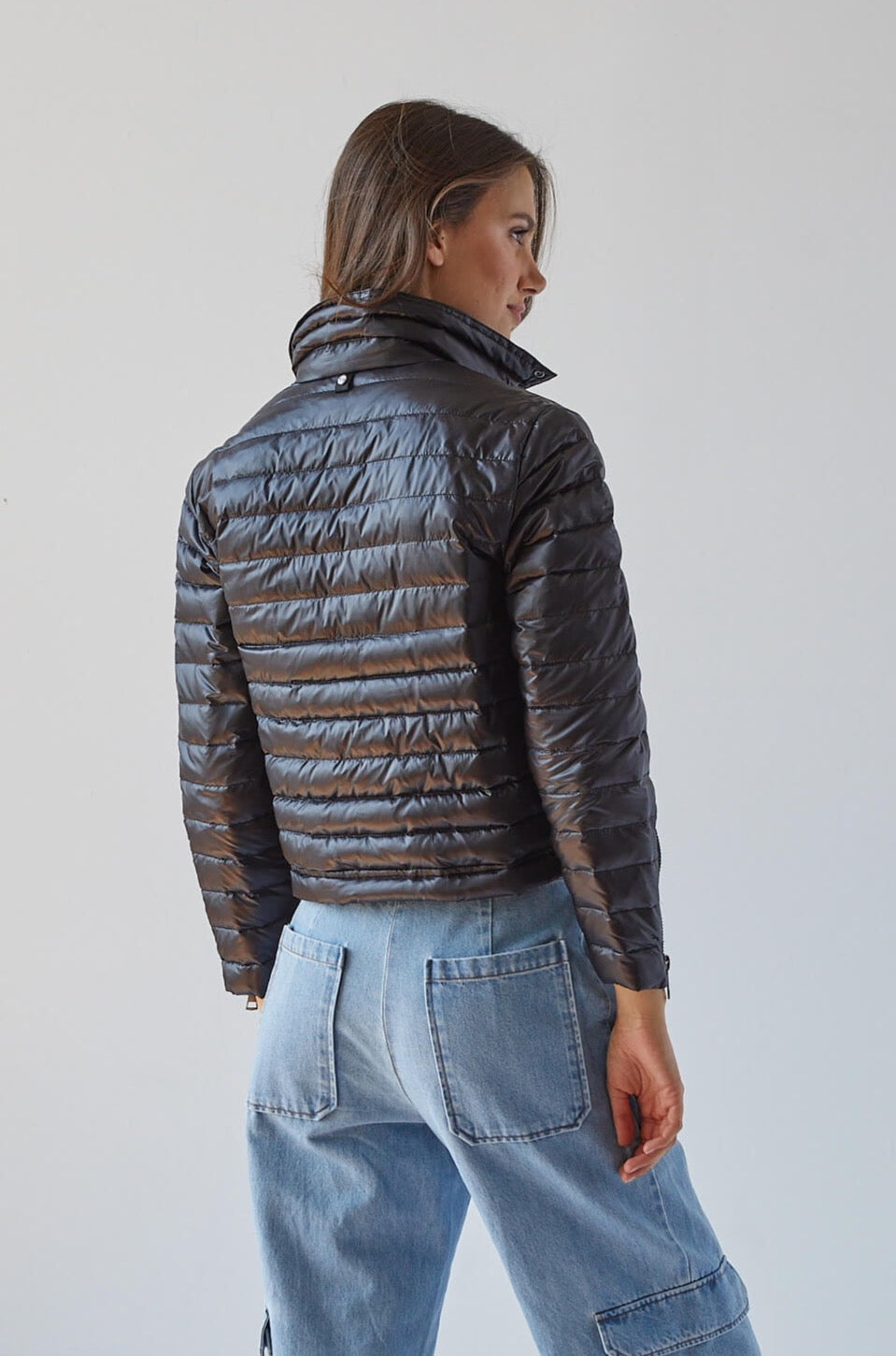 Veste de moto en duvet Roxane