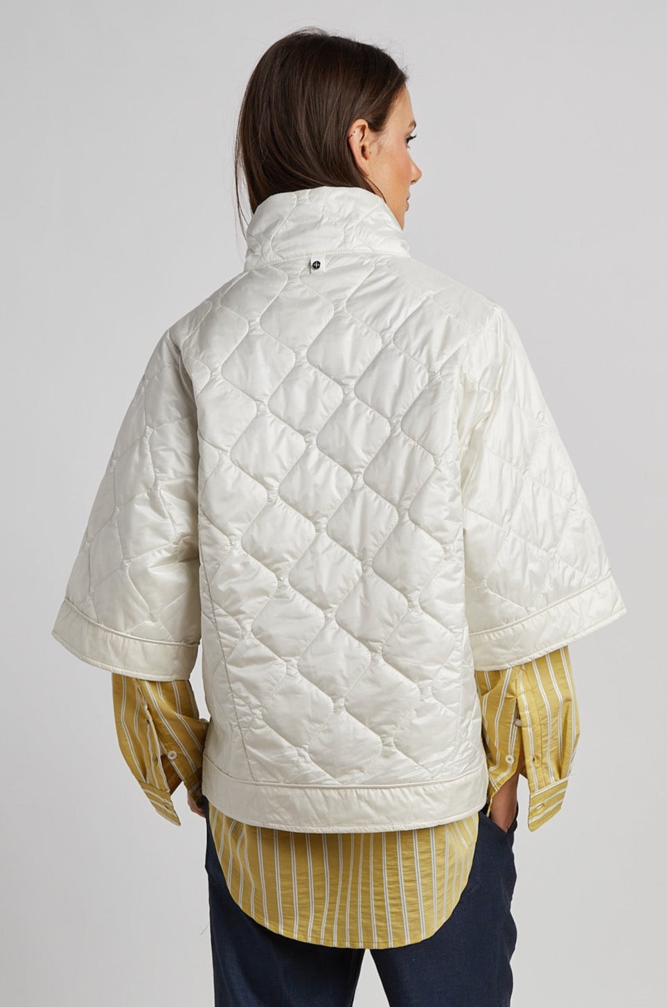 Ruby quilted modern cape