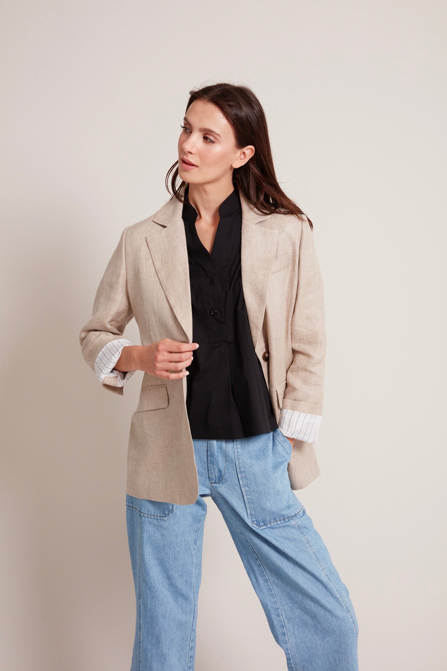 Jake boyfriend blazer straight cut