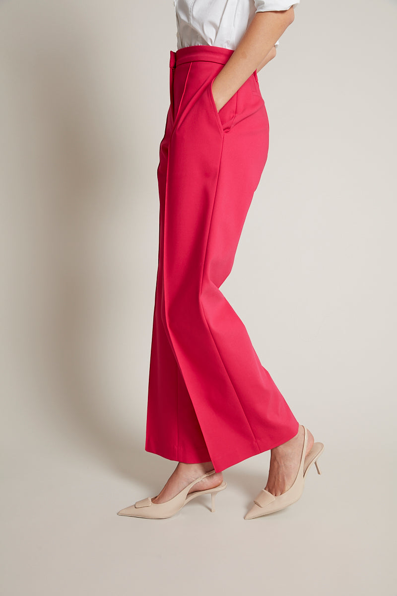 Preston pin tuck pant w/ slant pockets