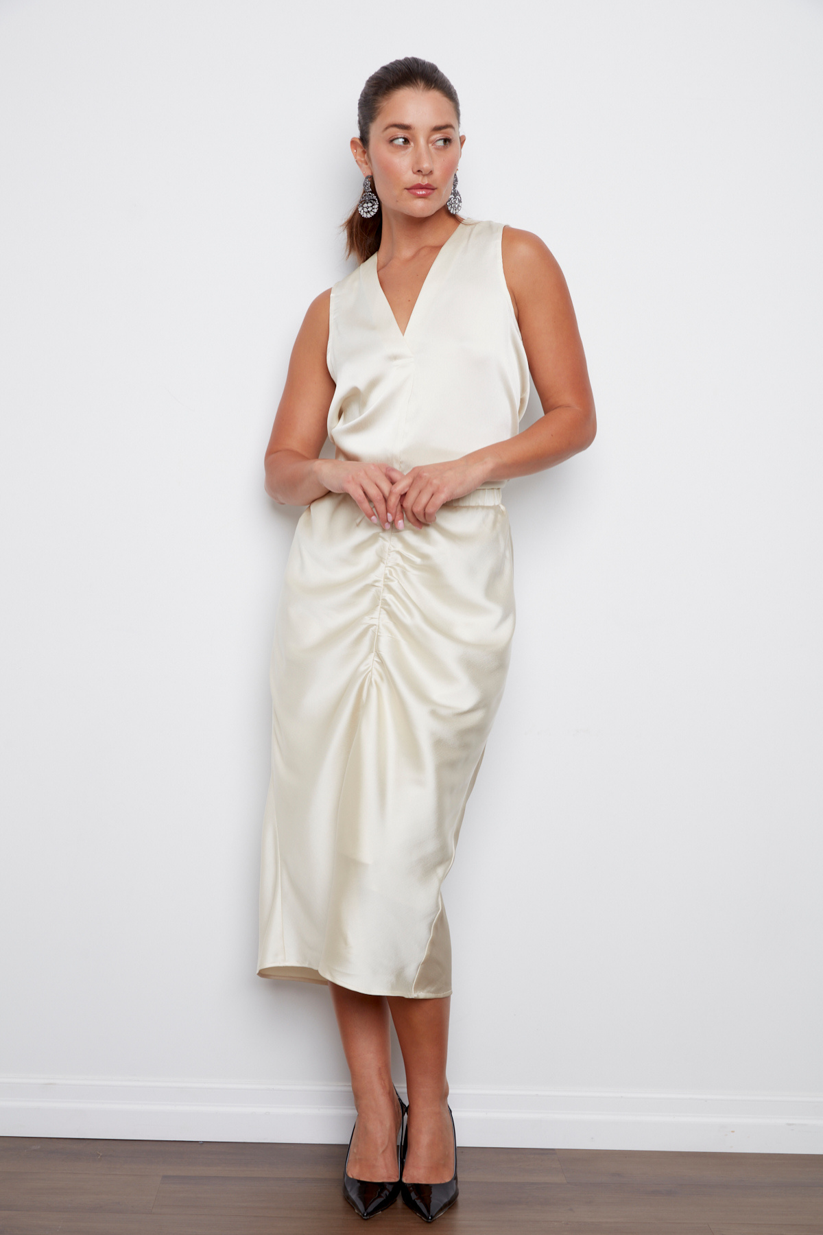 True, sleeveless blouse