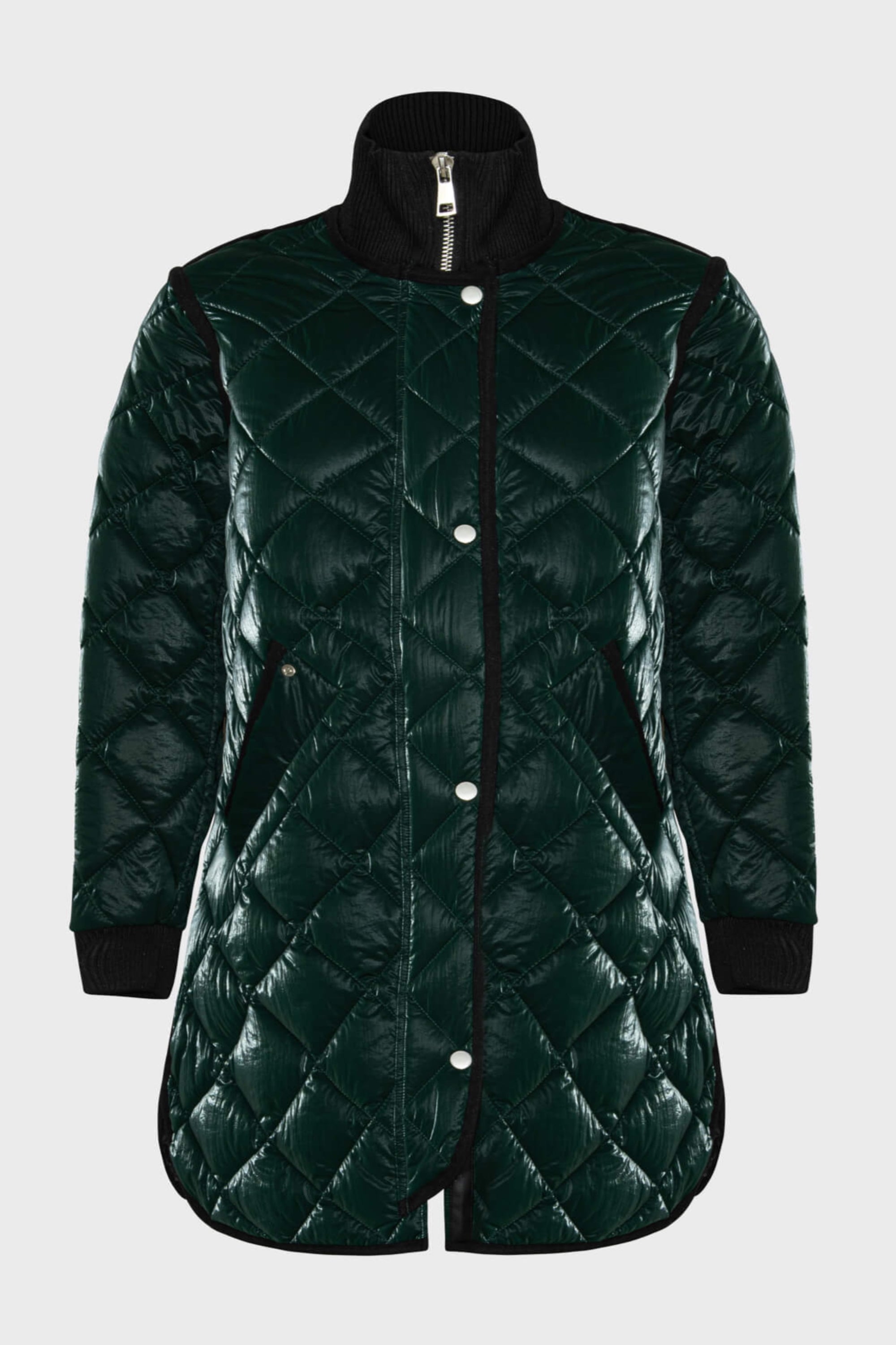 Libby quilted full zip coat